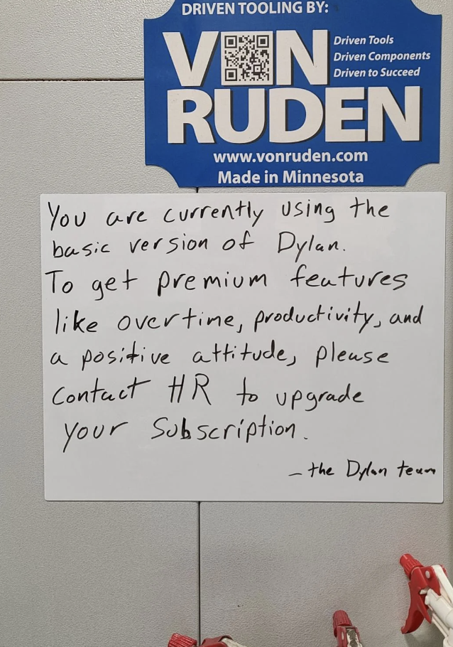 handwriting - Driven Tooling By Driven Tools Driven Components Driven to Succeed V N Ruden Made in Minnesota You are currently using the basic version of Dylan. To get premium features overtime, productivity, and a positive attitude, please Contact Hr to 